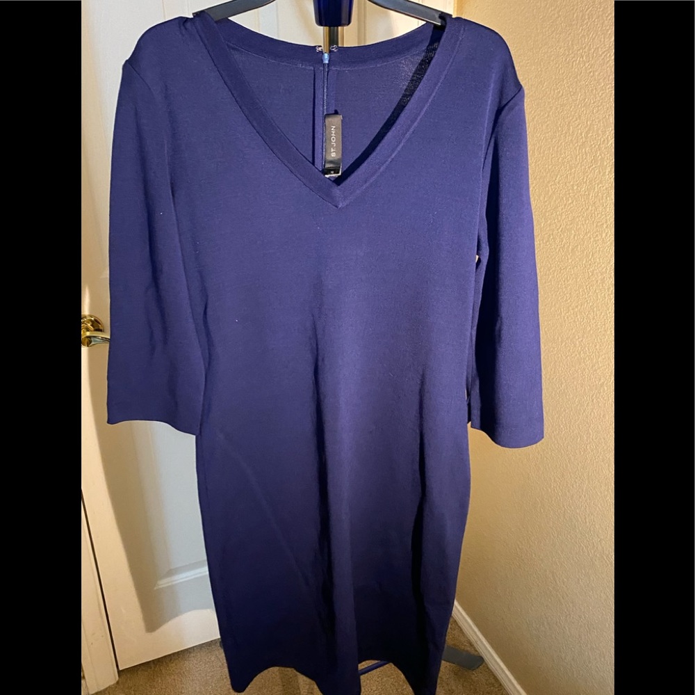 St John Blue Dress